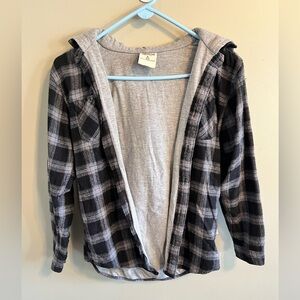 Plaid Hooded Flannel